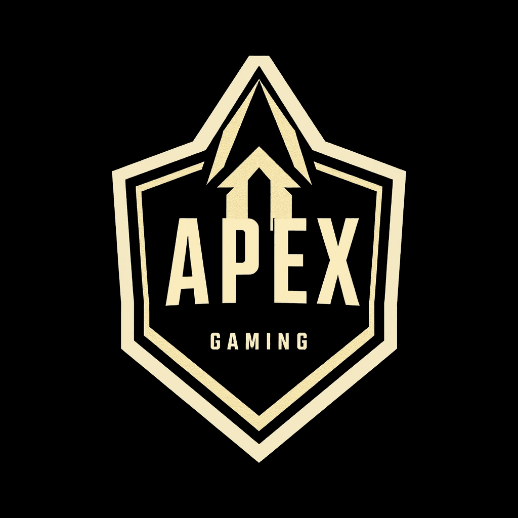 Design a world-class production-ready esports crest for “Team Apex Gaming (TAG)”.
The emblem must feel timeless, premium, globally recognizable, embroidery-friendly, and scalable across jerseys, merchandise, social media, app icons, and stadium branding.
Core identity: Ambition. Rise. Legacy. Culture. Tagline philosophy: “We start from the top and go beyond.”
MAIN PRIORITY: Create an iconic upward-arrow symbol that represents progression, dominance, and elevation. The arrow must be the emotional centerpiece of the identity.
STYLE DIRECTION:
luxury sports branding
Formula 1 team identity
elite football crest minimalism
premium streetwear energy
modern architectural geometry
NOT:
mascot logo
gaming animal
cyberpunk
neon esports style
mobile gaming thumbnail aesthetic
metallic over-rendering
excessive gradients
visual clutter
CREST DESIGN: Create a unique shield silhouette inspired by apex geometry and upward movement. The outer shape itself should feel recognizable and ownable. Use thick clean borders and strong geometric balance.
TYPOGRAPHY: Use minimal custom “APEX” lettering with:
strong readability
thick geometric strokes
luxury minimalist styling
timeless esports identity
The typography must work in tiny embroidered sizes.
PRODUCTION RULES:
flat vector style only
no lighting effects
no bevels
no chrome rendering
no fake 3D
no fabric mockups
no thin lines
no micro details
The logo must look legendary in:
monochrome
black-and-white
stitched embroidery
rubber patch form
screen print form
COLOR PALETTE:
matte black
warm cream
burnt orange
FINAL FEELING: A billion-dollar global gaming and entertainment organization symbol. Minimal. Powerful. Iconic. Timeless.